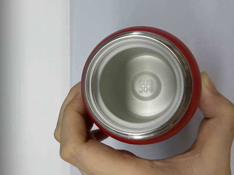 TH-1010 360ml Hammered-Lid Ceramic Thermos — view 3