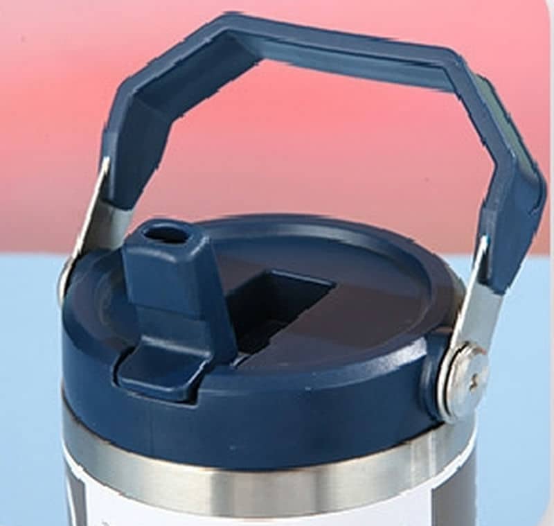 TI-1081A Car Straw Thermos with Handle — view 3