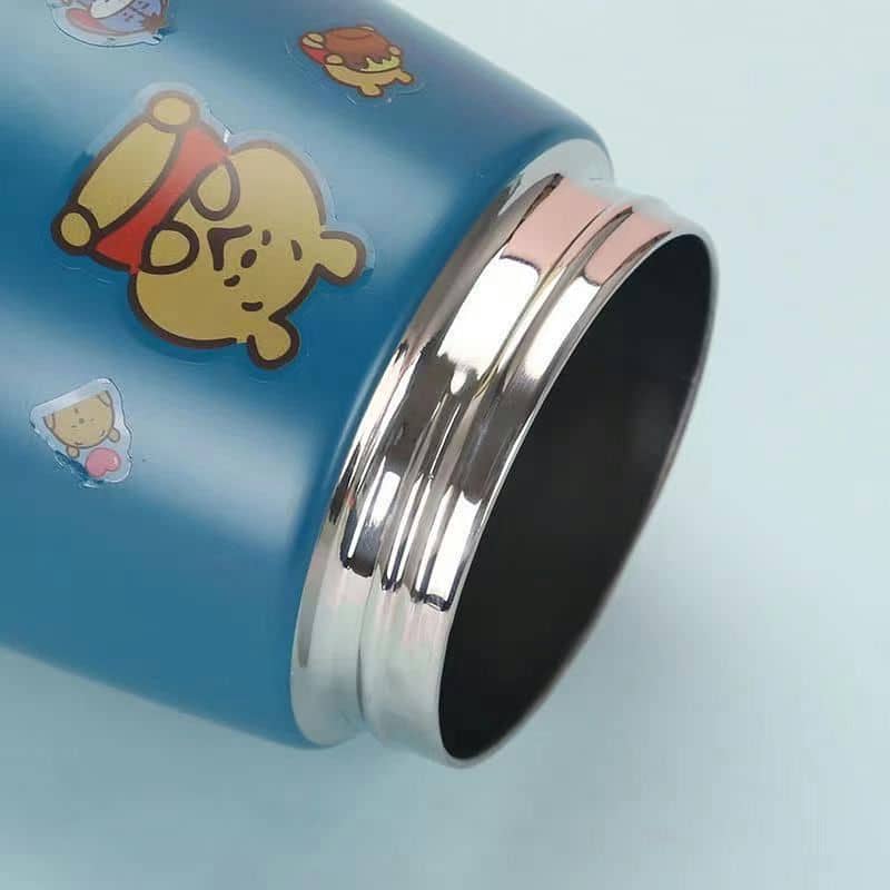 TI-1108 1L Straw Thermos with Strap & DIY Sticker — view 4