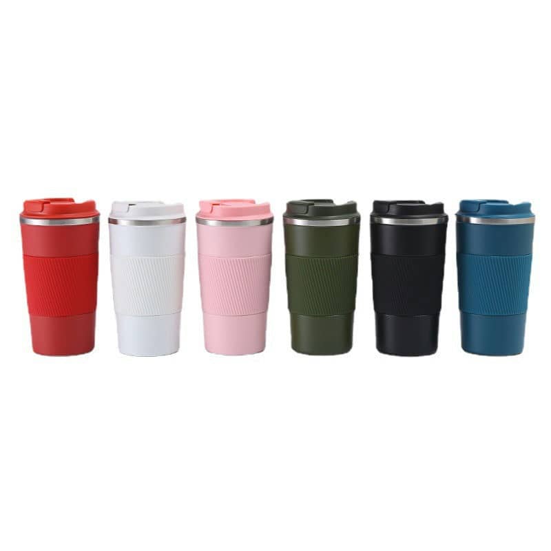 TI-1109C Silicone-Sleeve Coffee Tumbler — view 2