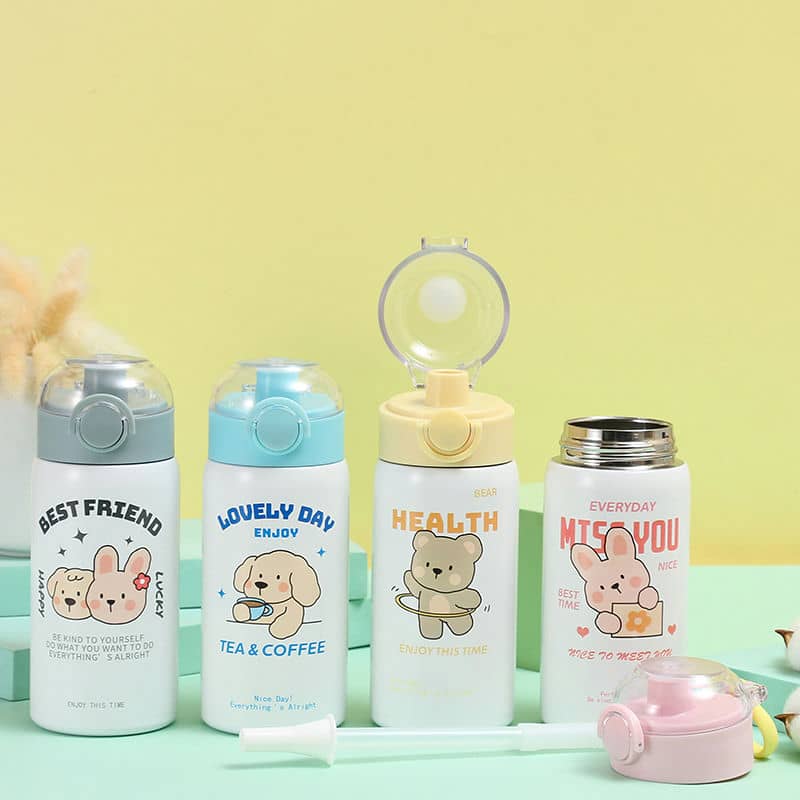 TI-1132 Cute Mini Pop-Lid Straw Thermos — view 4