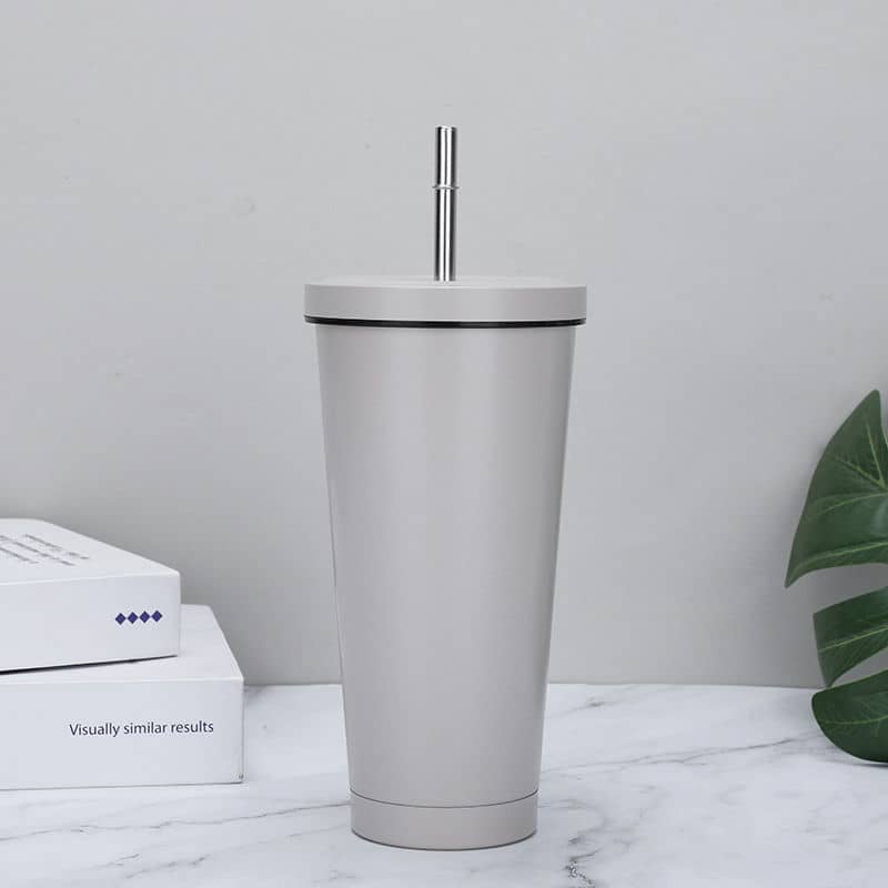 TI-1143 Straw-Lid Car Thermos Bottle — view 3