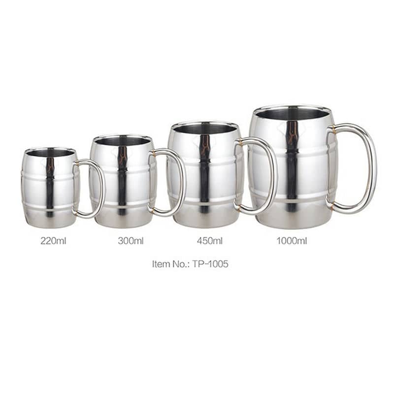 TP-1005 Barrel Beer Mug with Handle — view 2