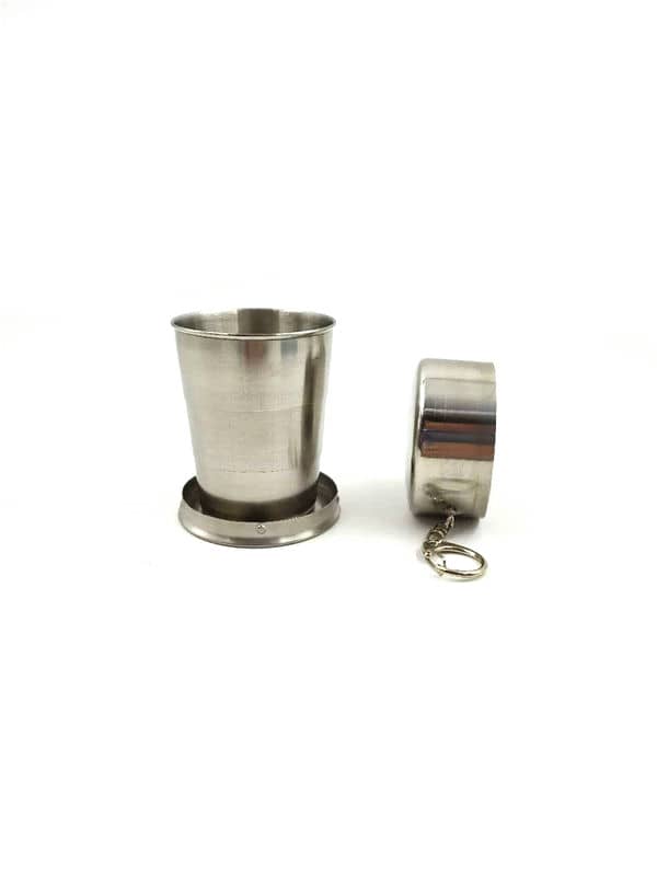 TU-1004 Stainless Folding Bottle with Clip (150ml) — view 5