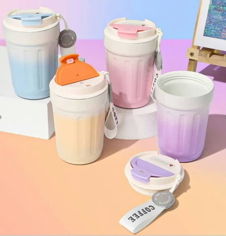 Ceramic-lined thermos