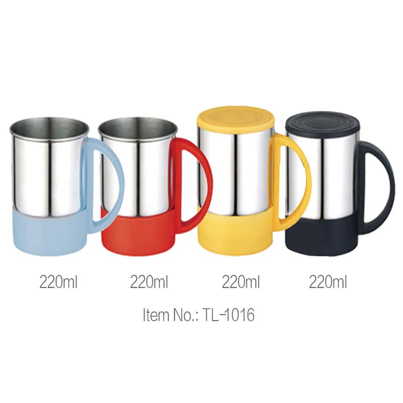 Coffee Cup TL-1016 with handle insulated stainless steel