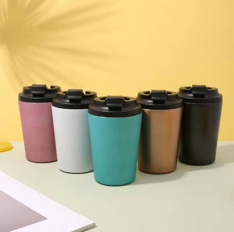Coffee Travel Mug TL-1044 double wall stainless steel spill proof