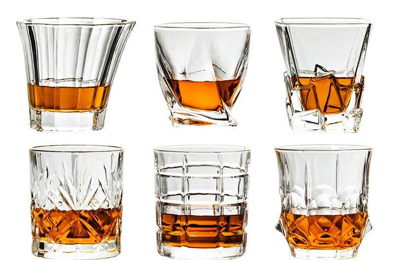 TR-1033 Relief-Cut Glass Tumbler