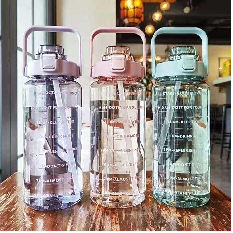 TA-4109 Clear Sport Bottle Plastic BPA-Free Water Bottle