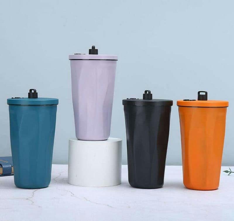 TI-1151 600 ml Retractable-Straw Bottle