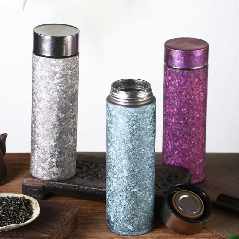TN-1004 450 ml Plain Titanium Vacuum Cup