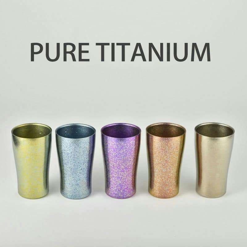 TN-1008 300 ml Titanium Vacuum Open Cup