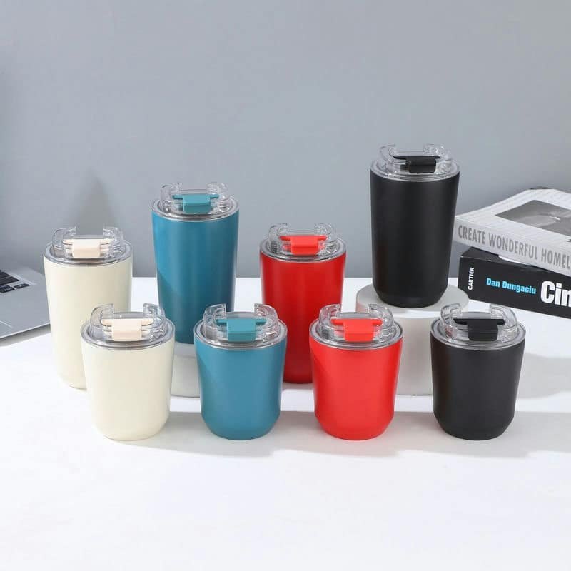 TI-1173 280-380 ml Handled Travel Coffee Mug