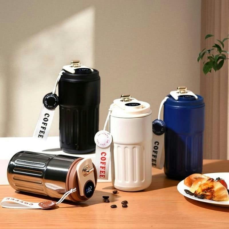 TI-1138 450 ml Temperature-Display Travel Mug