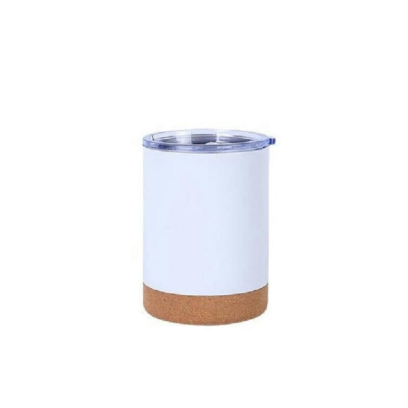 TS-1003 12oz Bamboo-Base Vacuum Flask