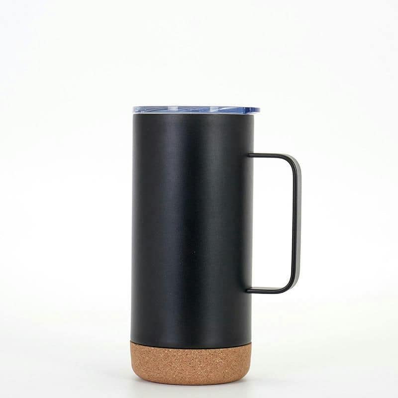 TS-1005 16oz Bamboo-Base Vacuum Flask