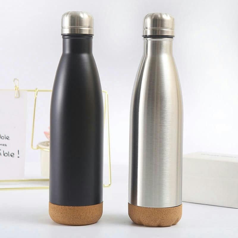 TS-1006 500 ml Bamboo-Base Vacuum Flask