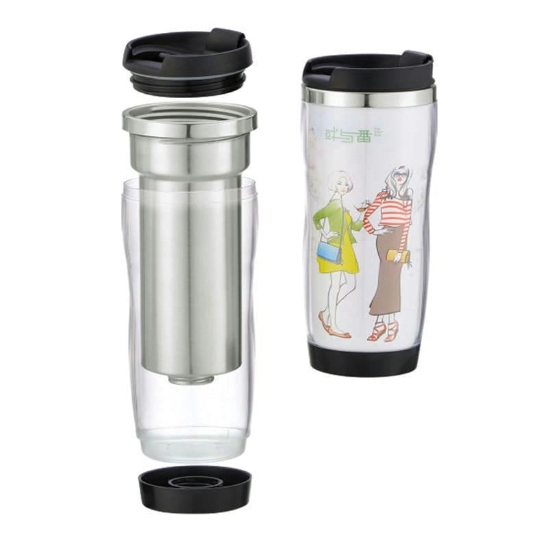 TF-6006 16oz Handled Paper-Insert Tumbler