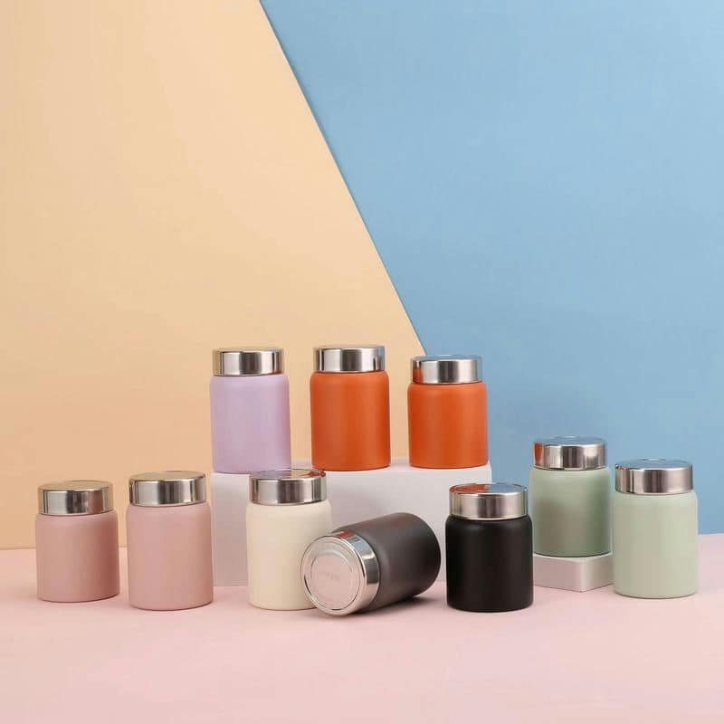 TI-1252 280 ml Handled Vacuum Flask