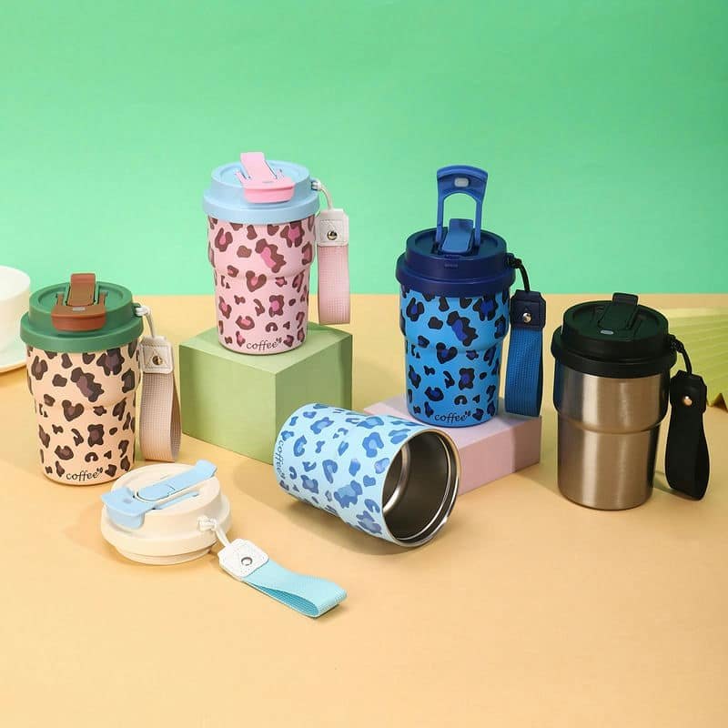 TI-1254 400 ml Handled Vacuum Flask