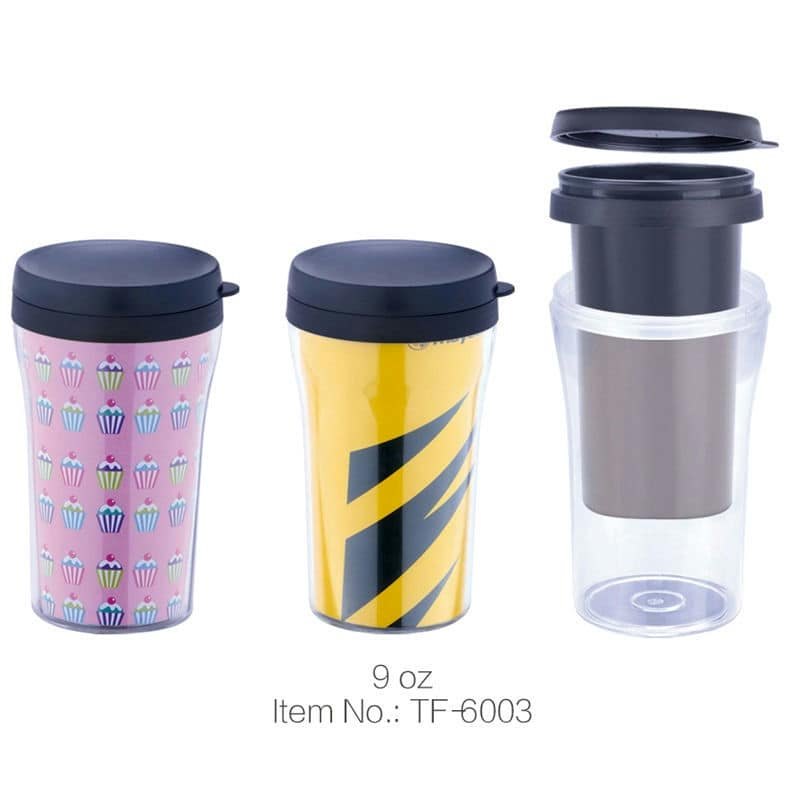 TF-6003 9oz Handled Paper-Insert Tumbler