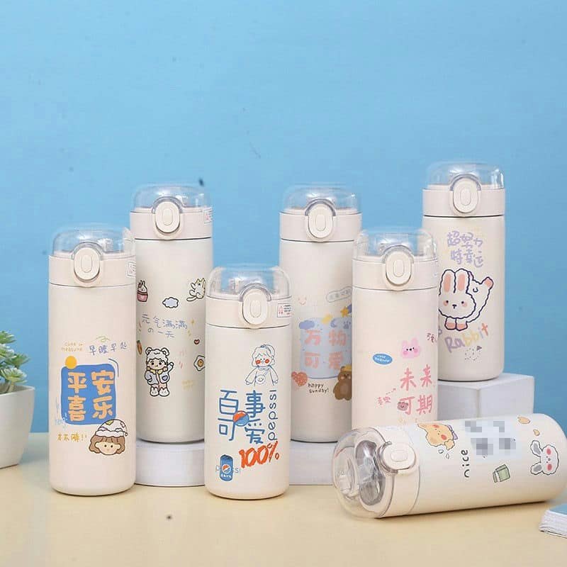 TI-1107 300-400 ml Handled Kids Vacuum Bottle